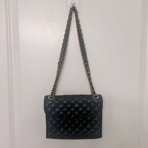 Rebecca Minkoff black and gold bag
